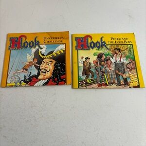 💥5/$25 Bundle of two Hook small‎ softcover books - Fair